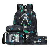 Nueva Mochila Cr7 Football Star De Tres Piezas 2023