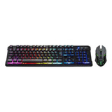 Kit Gamer Teclado Y Mouse Ghost Knight 2 Compatible Con Ps4
