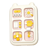 Ocupado Board Montessori Toy Juego Interactivo 6 En 1 Rosa