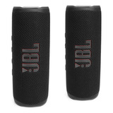 Pack De 2 Jbl Flip 6 Altavoces Bluetooth Portátiles Impermea Color Negro 110v