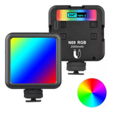 Luz Para Fotografia Con Mini Tripode - Led Dimerizable Rgb 