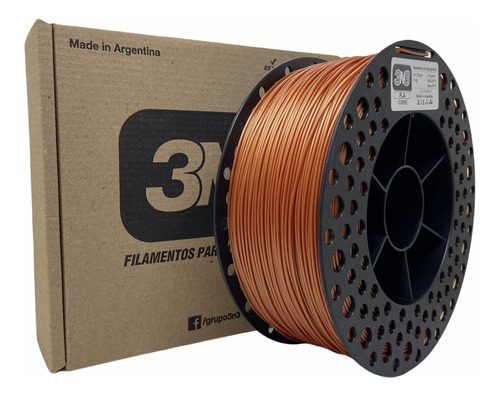 Filamento 3d Pla 3n3 1kg 1,75mm Cobre