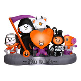 Bt21 Spooky Inflable Decoración Halloween De 2.59 Metros