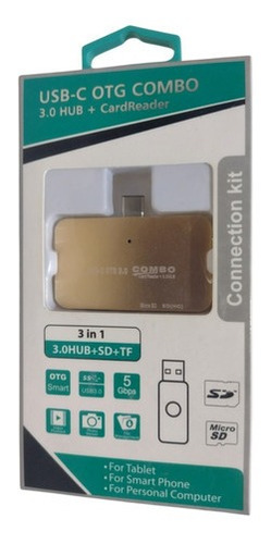 Convertidor Usb C Lector Otg Hub Usb Tarjeta Sd Tarjeta Tf