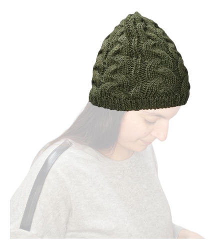 Gorro De Lana Trenzado Unisex