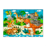 Puzzle Dinosaurio, Dia Del Niño, Puzzle Infantil 48 Pcs