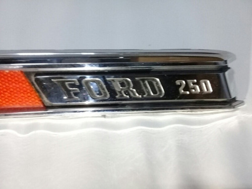 Insignia Capot Izquierda Ford F250 1968 1973 Original Foto 3