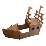 Juguete De Cartón Para Niños-juguete Armable-barco Pirata