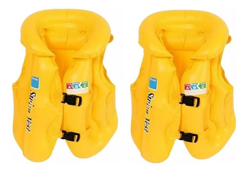 2x Chaleco Salvavida Flotador Niños Chalecos Niño Inflable M