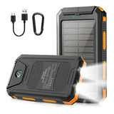 Cargador Solar Portátil 10000mah - Power Bank Con Carga Rápi