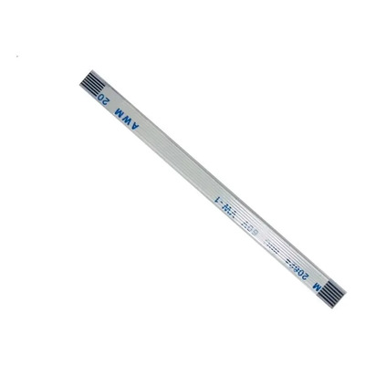 1 Cabo Flat 6 Vias Normal - 4mm Largura - 80mm Comprimento