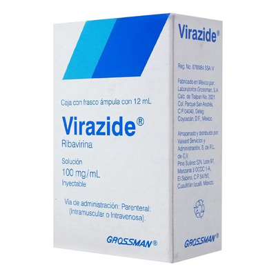 Virazide Solución 100 Mg, 1 Frasco Ámpula 12 Ml | Meses sin interés