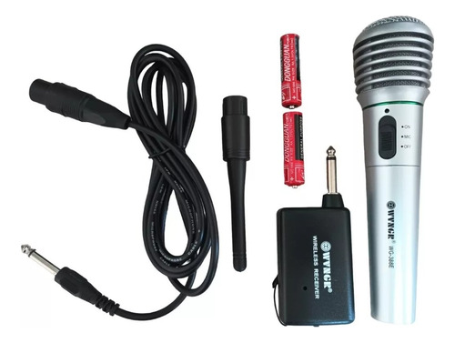 Micrófono Dinámico Inalámbrico Cable Xlr Condensador Karaoke