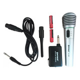 Micrófono Dinámico Inalámbrico Cable Xlr Condensador Karaoke