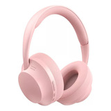 Audífonos Bluetooth Con Diadema Audífonos Inalámbricos Color Rosa
