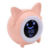 Reloj Despertador Para Niños Con Forma De Gato, Diseño De Di