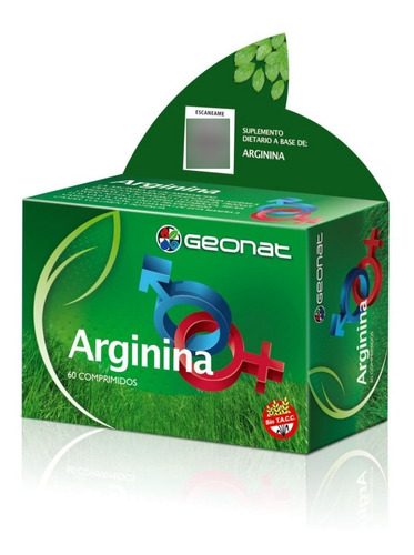 Arginina X 60 Comp. Oxido Nitrico Geonat