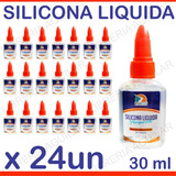 24 Silicona Liquida 30ml Ezco Pegamento Escolar