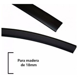 Tapacanto Negro 18mm X 20 Metros