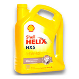 Aceite 15w40 Mineral Shell Helix Hx5 Nafta Diesel Gnc X 4l