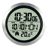 Reloj De Pared Digital Para Baño De 14,6 Cm Con Ventosa