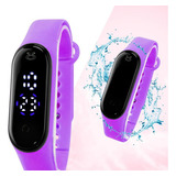 Relogio Feminino Prova Agua Digital Bracelete Casual Atacado