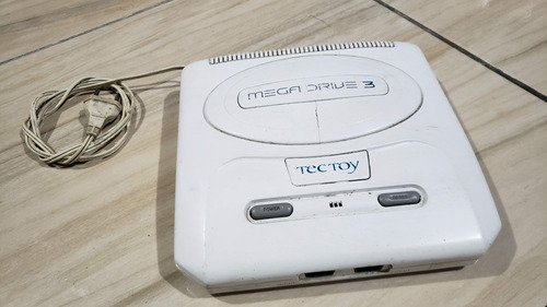 Mega Drive 3 Branco Só O Aparelho Sem Nada 81 Jogos. N1