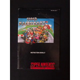 Manual Super Mario Kart Nintendo Snes  