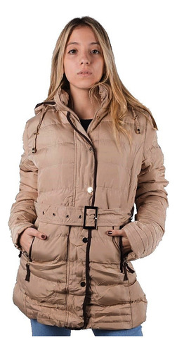 Tapado Campera Inflable Liviana Con Cinto Zy New Collection