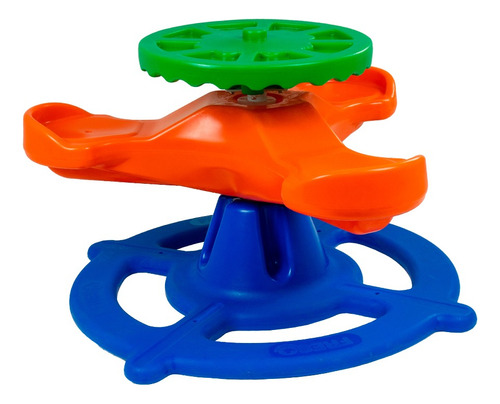 Brinquedo Gira Gira Infantil De Plástico 3 Lugares Freso