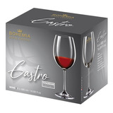 Copas De Cristal Vino Bohemia Gastro Wine 480 Ml X6