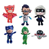 6pcs Pj Masks Peluche Muñeca Juguete Niños Cumpleaño Regalo