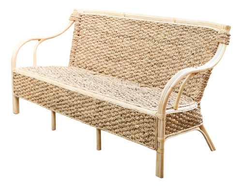 Sillon Triple Markisa Rattan Y Fibra Natural - Indonesia