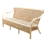 Sillon Triple Markisa Rattan Y Fibra Natural - Indonesia