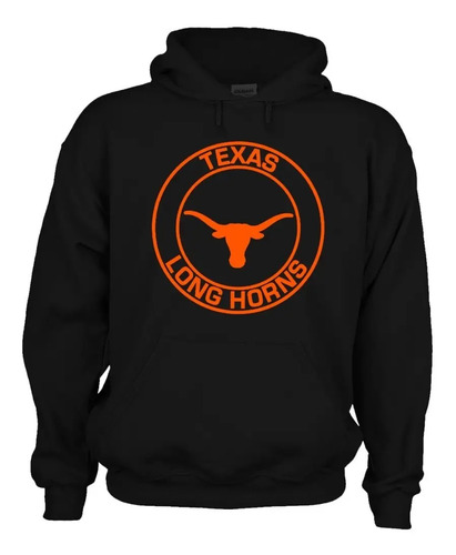 Sudadera Capucha Longhorns De Texas, Cuernos Largos, Mod. 04