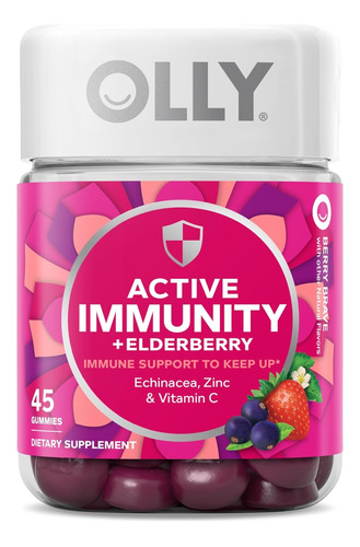 Olly Vitaminas Active Inmunity Elderberry