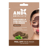 Mascarilla Pell Off Con Arcilla Y Té Verde / And Skincare