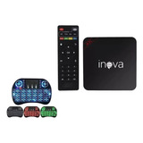 Tv Box 4k Inova Dig-7021 32gb Com Memória Mini Teclado Rgb