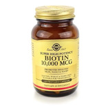 Biotina Alta Potencia 10,000 Mcg 120 Capsulas Envio Gratis 