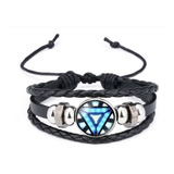 Pulsera Reactor De Iron Man Cuerda Trenzada Avengers 