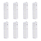 Combo X8 Lámpara Luz Emergencia Candela 30 Leds Autonom. 5hs