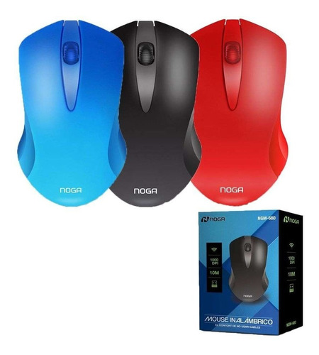 Mouse Noga Inalambrico Wireless Notebook Pc Tablet Recoleta