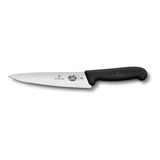 Victorinox Cuchillo Para Trinchar Chef, 22 Cm, Negro