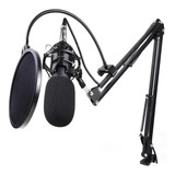 Kit Microfono Condenser Radio Estudio Youtube Stream Podcast