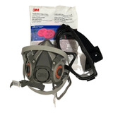 Respirador Kit Cov 3m 6200 + 2 Filtro 2097 + Googles Maxpro
