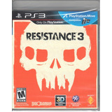 Resistance 3 Ps3 Game Jogo Original Lacrado