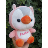 Peluche Felpa Pingüino Tierno 20 Centímetros Muchos Colores 