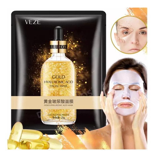 Mascarilla Velo Ácido Hialurónico 24k G - mL a $130