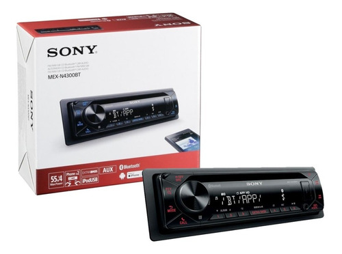 Sony Mex N4300bt Autoestéreo Con Usb, Bluetooth Y Aux