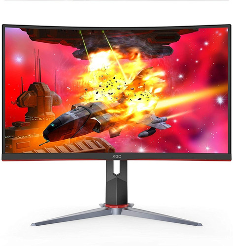 Monitor Para Gamer Aoc Cq32g2s Curvo 32  2k Qhd 165hz 1ms, 1